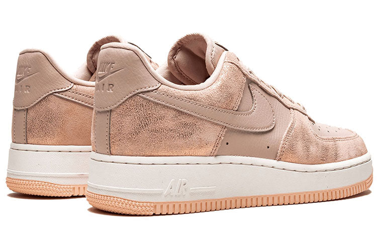 Nike Womens Air Force 1 Low '07 Premium 'Metallic Red Bronze' Metallic Red Bronze/Summit White-Crimson Tint-Particle Beige 616725-901