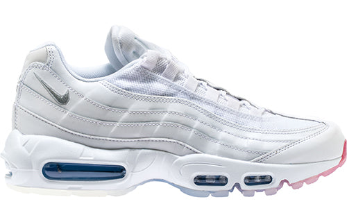 Nike Air Max 95 'Glacier Blue' White/Photo Blue-Glacier Blue-Metallic Silver AQ7981-100 sneakmarks