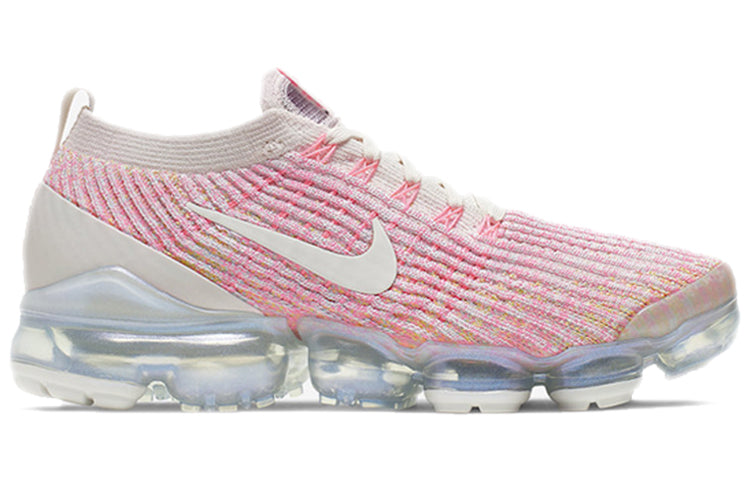 Nike Womens Air VaporMax Flyknit 3 Sunset Pink Sonic Yellow AJ6910-008 KICKSOVER