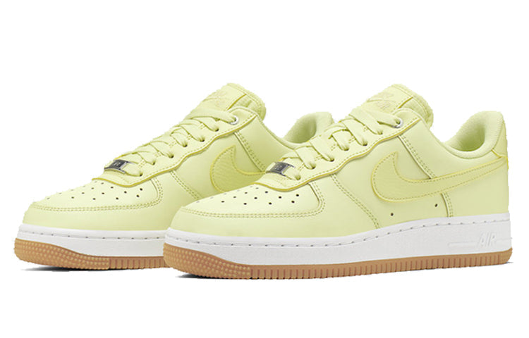 Nike Womens Air Force 1 Low Premium Luminous Green Luminous Green/Gum Medium Brown-White 896185-302