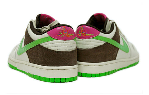 Nike Womens WMNS Dunk Low Premium Birch/Green Bean-Dark Cinder-Lake Blue 314384-231 sneakmarks