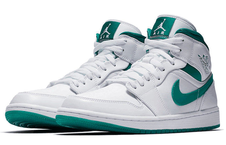 Air Jordan 1 Mid White Mystic Green CD6759-103