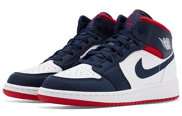 Air Jordan 1 Mid GS 'USA Olympic' SE USA (GS) BQ6931-104