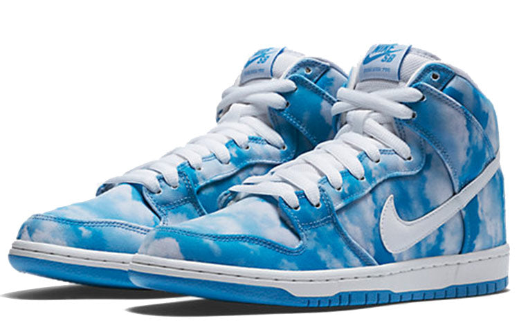 Nike SB Skateboard Dunk High 'Cloud' University Blue/White-University Blue 305050-414 sneakmarks