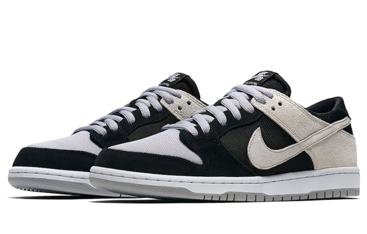 Nike SB Skateboard Zoom Dunk Low PRO Black/WOLF GREY-White-White 854866-001 sneakmarks