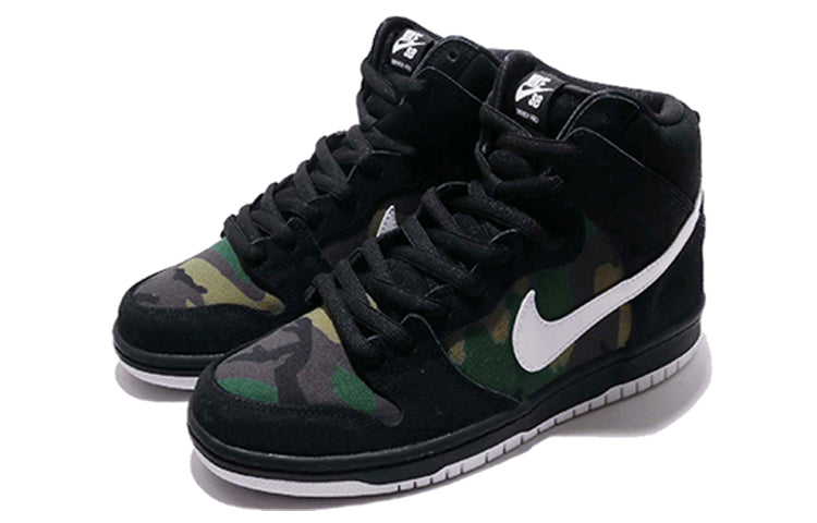 Nike SB Skateboard Dunk High Pro Camo BQ6826-001 sneakmarks