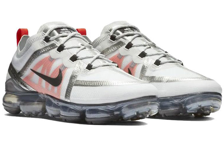 Nike Air VaporMax 2019 'Platinum Orange' Pure Platinum/White-Team Orange-Black AR6631-003 KICKSOVER