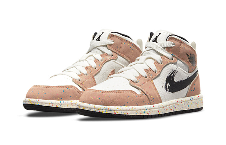 Air Jordan 1 Mid SE Splatter BP DA8007-100