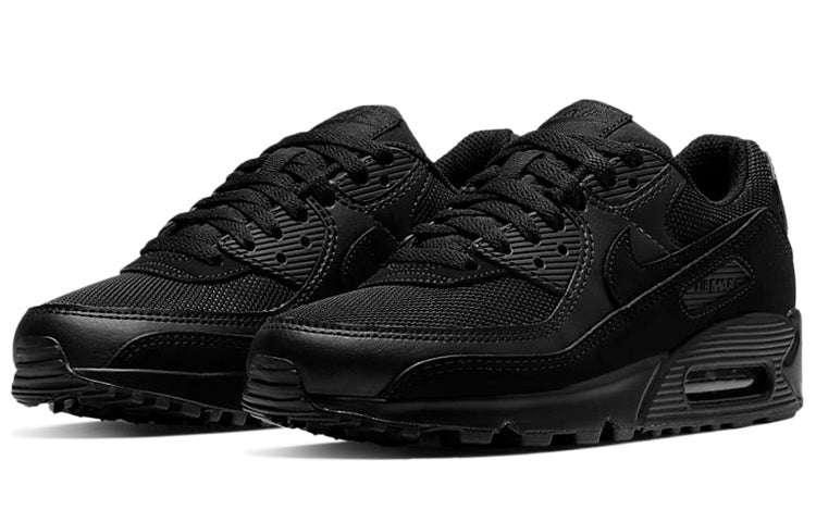 Womens Air Max 90 Recraft 'Triple Black' Blac/Black/Black/White CQ2560-002 KICKSOVER