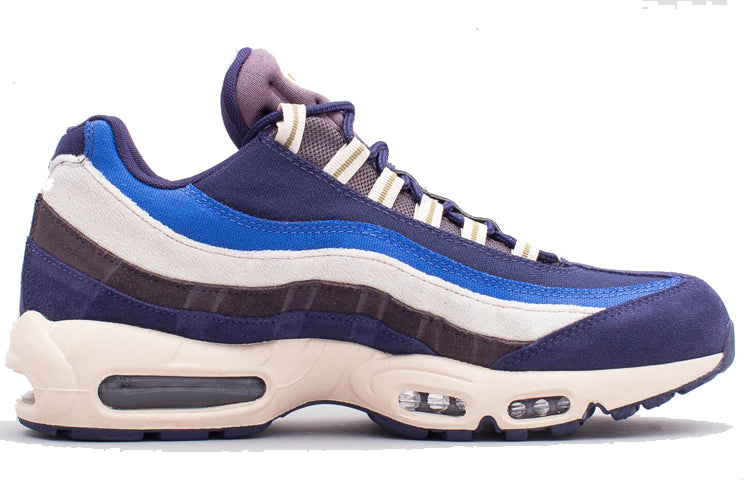 Nike Air Max 95 Premium 'Blackened Blue' Blackened Blue/Camper Green-Monarch 538416-404