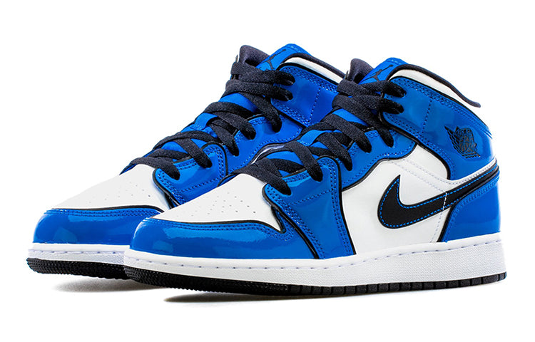 Air Jordan 1 Mid SE GS 'Signal Blue' Signal Blue (GS) BQ6931-402