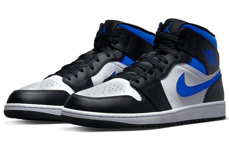 Air Jordan 1 Mid White Black Royal 554724-140