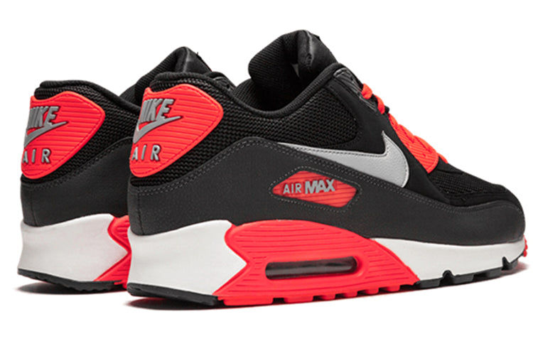 Nike Air Max 90 Essential Black Atomic Red 537384-006 KICKSOVER