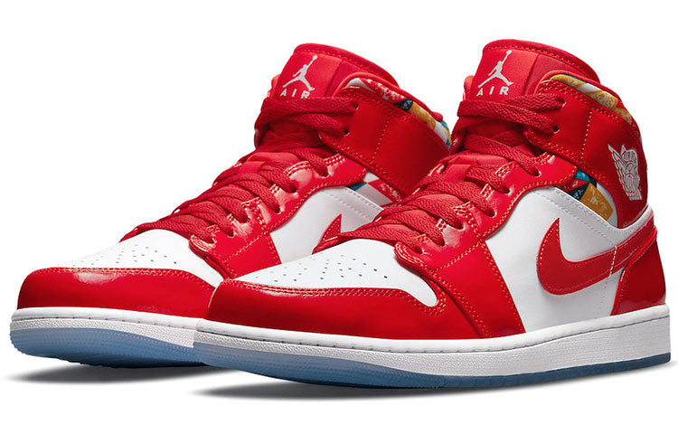 Air Jordan 1 Mid SE Red Patent DC7294-600