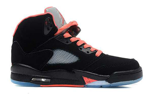 Air Jordan 5 Retro GS Black/Alarming 440892-001