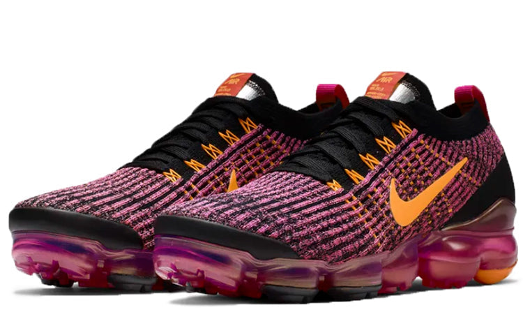 Nike Womens Air VaporMax Flyknit 3 Laser Fuchsia Orange AJ6910-600