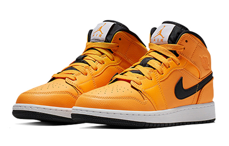 Air Jordan 1 Mid GS University Gold 554725-700