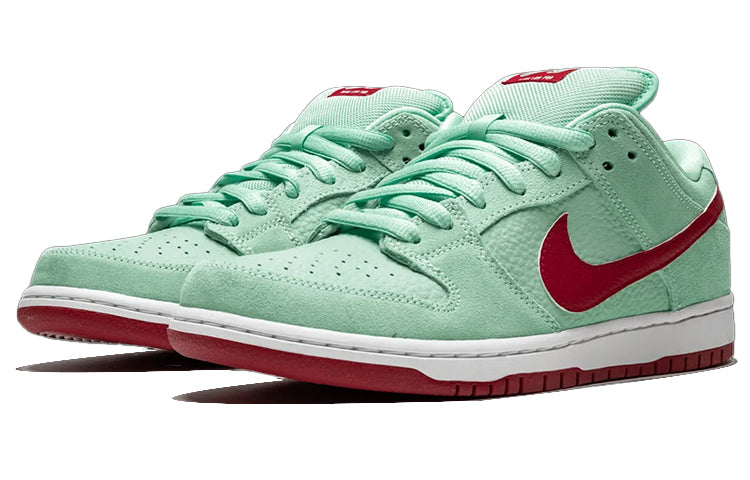 Nike Dunk Low Pro SB Skateboard 'Mint Red' Medium Mint Gym Red 304292-360 sneakmarks