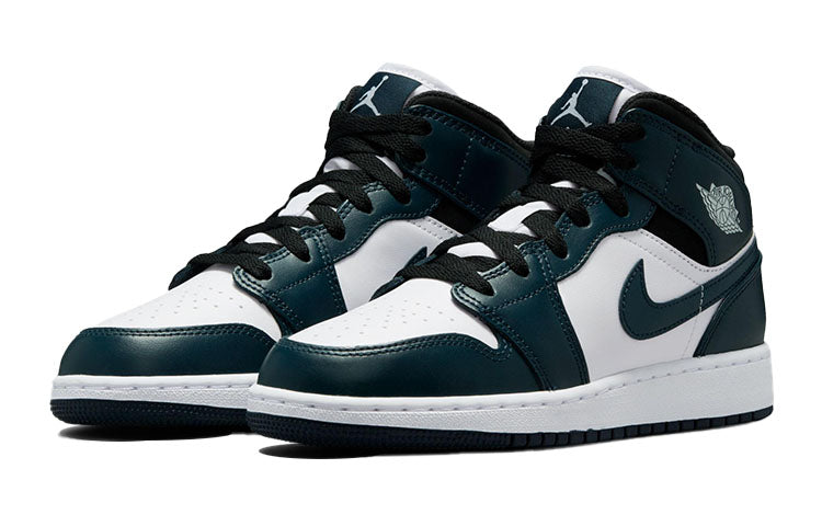 Air Jordan 1 Mid (GS) Dark Teal 554725-411