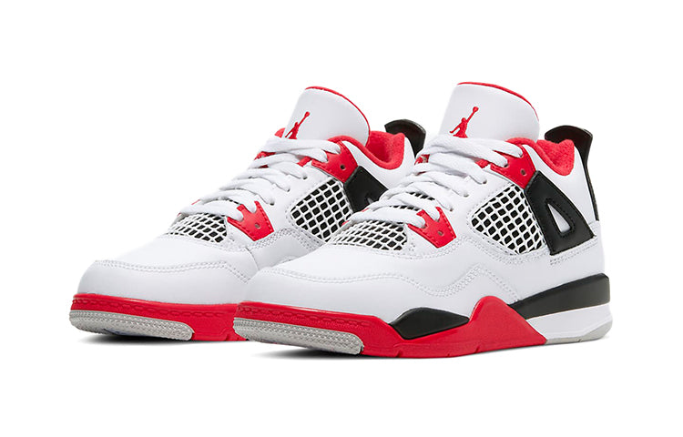 Air Jordan 4 Retro PS 'Fire Red' 2020 White/Black/Tech Grey/Fire Red BQ7669-160