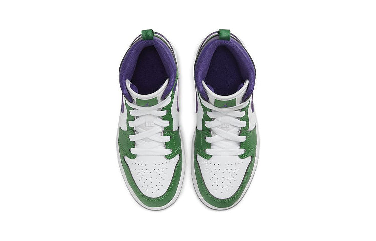 Air Jordan 1 Mid PS 'Hulk' Aloe Verde/Court Purple/White 640734-300