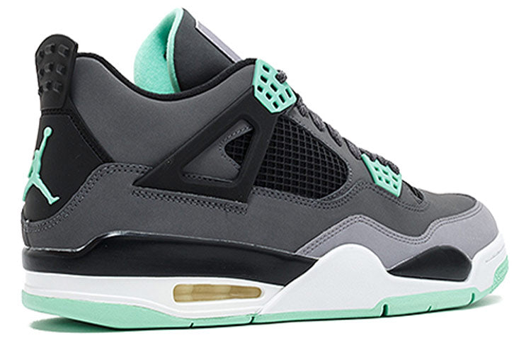 Air Jordan 4 Retro Dark Grey Green Glow 308497-033