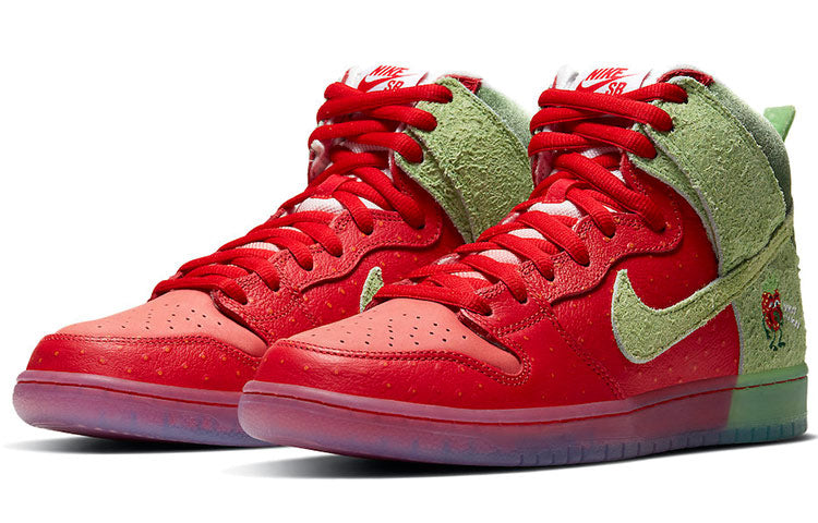 Nike Dunk High SB Skateboard ' Strawberry Cough CW7093-600 sneakmarks