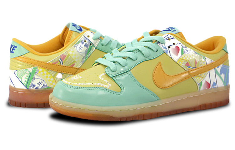 Nike Womens WMNS Dunk Low Premium 'Collection Royale Serena Williams' Celery/Papaya-Med Mint-Varsity Red 313600-371 sneakmarks