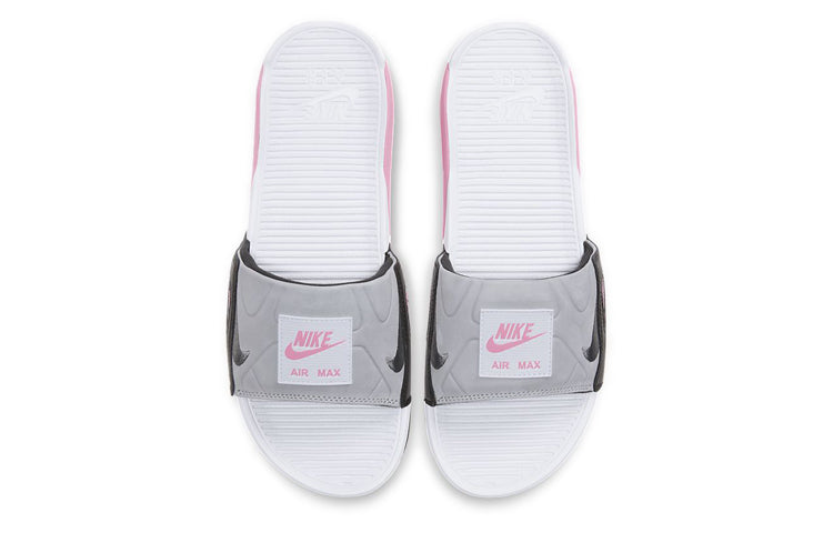 Nike Air Max 90 Slide 'Rose' White/Rose/Pure Platinum/Cool Grey BQ4635-100 KICKSOVER