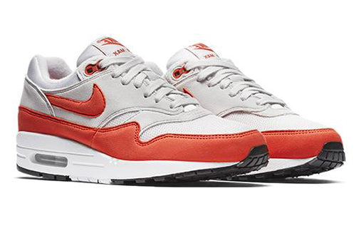 Nike Womens Air Max 1 'Habanero Red' Vast Grey/Habanero Red 319986-035