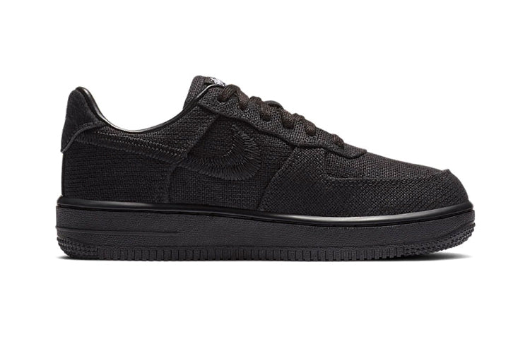 Nike Stussy x Air Force 1 Low PS 'Black' Black/Black/Black DD1578-001 KICKSOVER