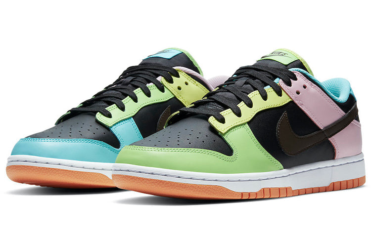 Nike Dunk Low SE 'FREE.99' Black/Dark Chocolate/Copa/Pink Foam DH0952-001 sneakmarks