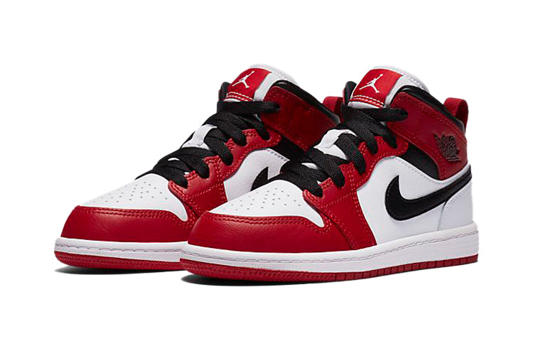 Air Jordan 1 Mid PS 'Chicago' White/Gym Red/Black 640734-173