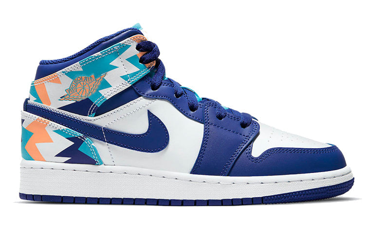 Air Jordan 1 Mid GS Storm Blue 555112-105