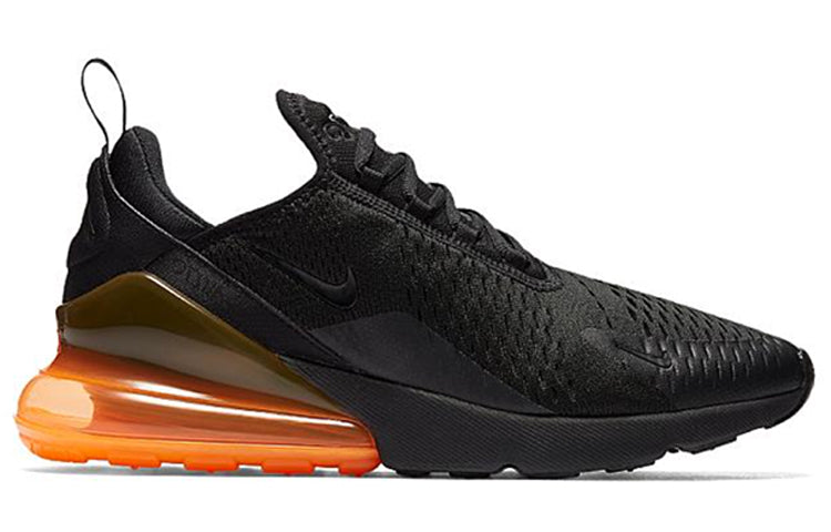 Nike Air Max 270 Black Total Orange AH8050-008 KICKSOVER