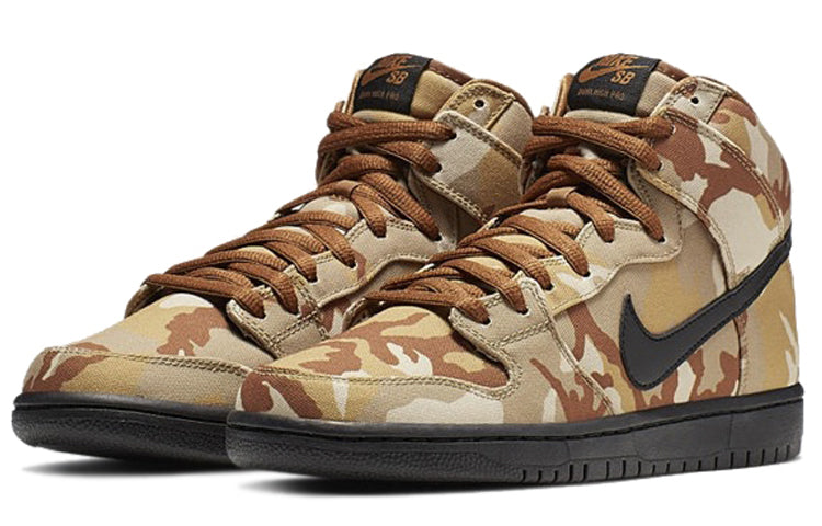 Nike SB Skateboard Dunk High Pro Desert Camo BQ6826-200 sneakmarks