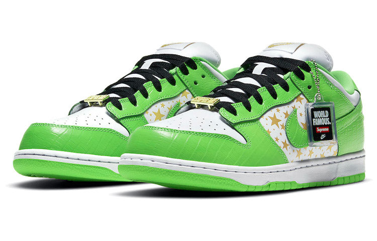 Nike SB Skateboard Dunk Low x Supreme Mean Green DH3228-101 sneakmarks