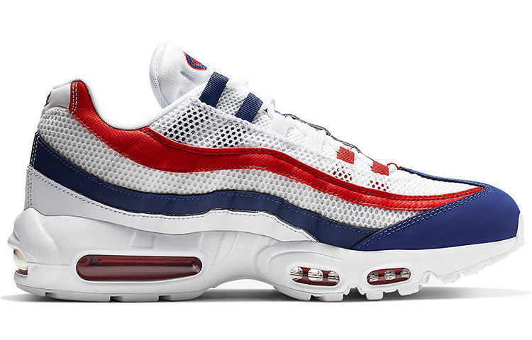 Nike Air Max 95 'USA' White/Gym Red-Deep Royal Blue CJ9926-100 sneakmarks