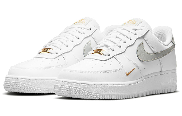 Nike Womens Air Force 1 Low White Grey Gold CZ0270-106