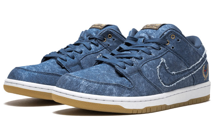 Nike SB Skateboard Dunk Low TRD QS Denim - Utility Blue 883232-441 sneakmarks