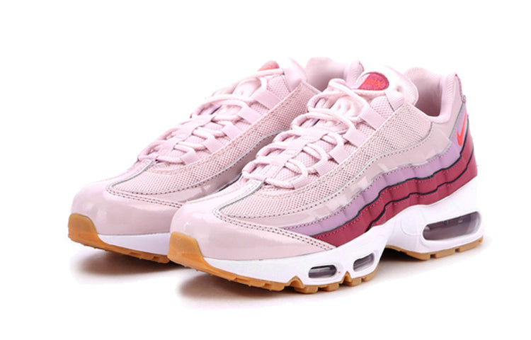 Womens Air Max 95 'Barely Rose' Barely Rose/Hot Punch-Vintage Wine-White 307960-603