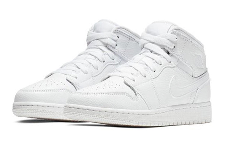 Air Jordan 1 Mid GS White 554725-129