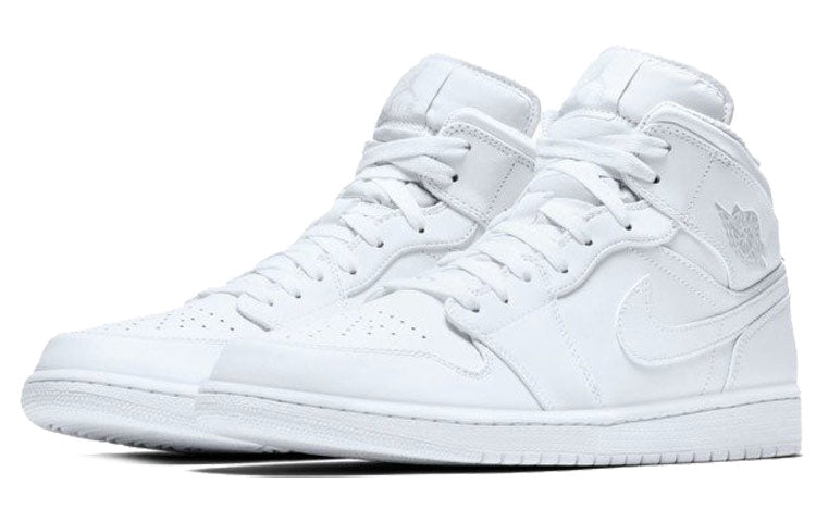 Air Jordan 1 Mid White 554724-104