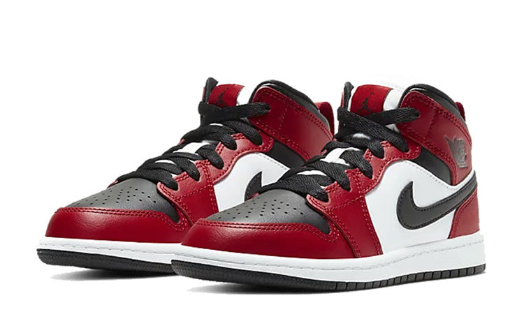 Air Jordan 1 Mid PS 'Chicago Black Toe' Black/Gym Red/Black 640734-069