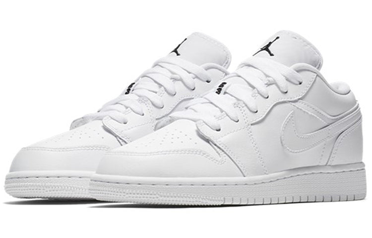 Air Jordan 1 Low GS Triple White 553560-110