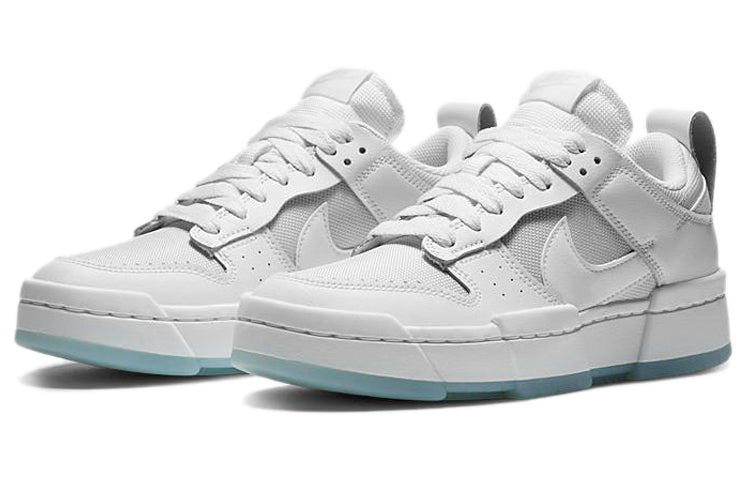 Nike Womens WMNS Dunk Low Disrupt 'Photon Dust' Photon Dust/Summit White/Summit White CK6654-001 sneakmarks