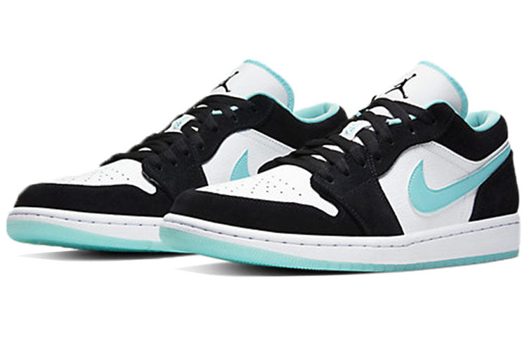 Air Jordan 1 Low White Black Island Green CQ9828-131