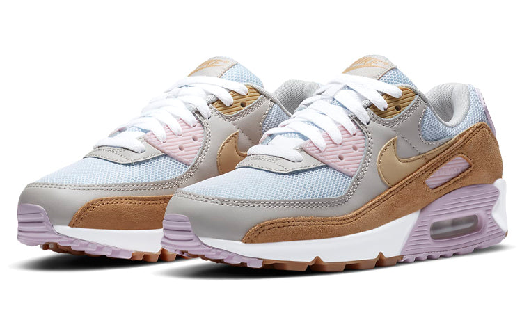 Womens Air Max 90 'White Sesame' White/Twine/Light Orewood Brown/Sesame DD6615-100 KICKSOVER