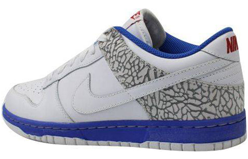 Nike Dunk Low Cl 'Jordan Pack' White/White-Medium Grey 304714-119 sneakmarks