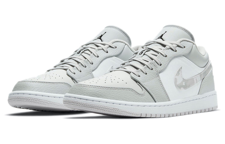 Air Jordan 1 Low 'White Camo' White/Photon Dust/Grey Fog DC9036-100